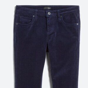 Edyson Hampton Skinny Corduroy Navy Blue Pants